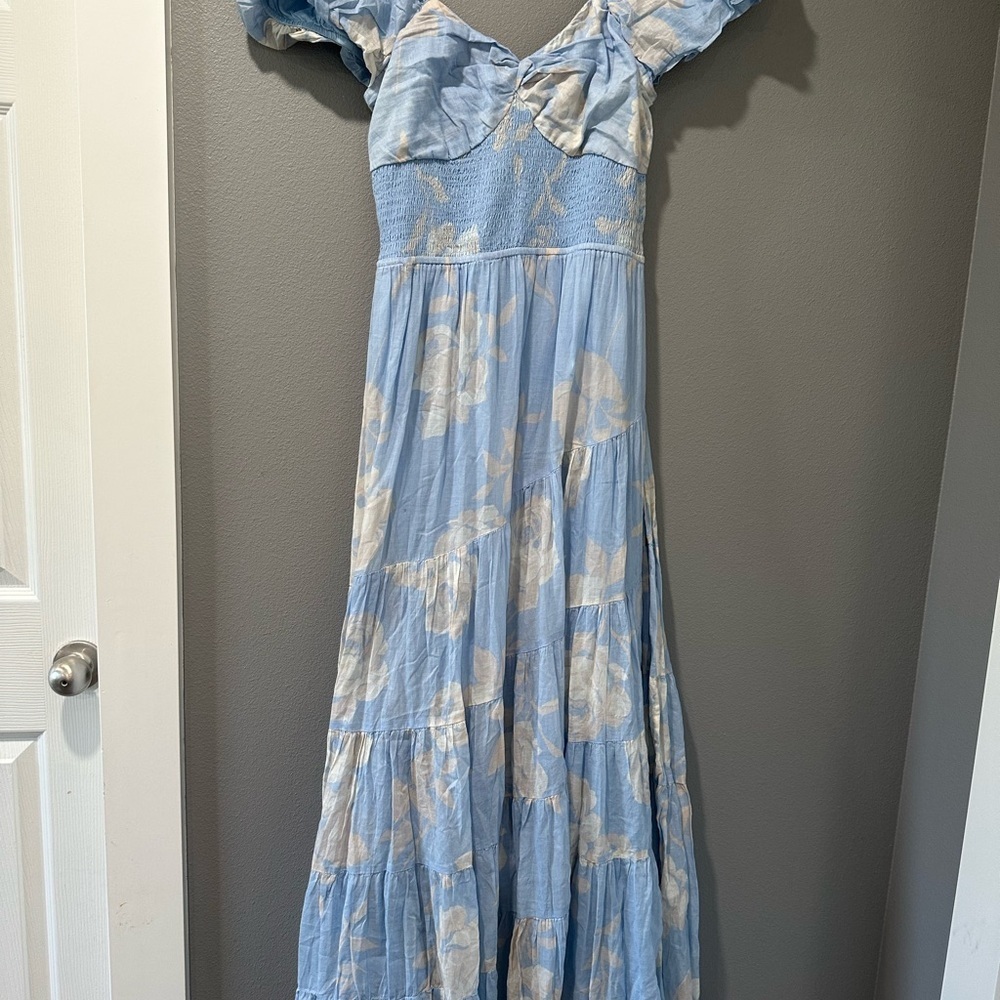 FREE PEOPLE Sundrenched Short Sleeve
Maxi Dress - Picture 8 of 11